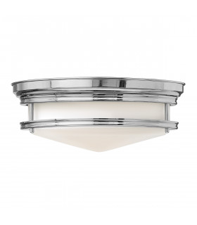 Hadley 3 Light Semi Flush Ceiling Light Chrome E27-1