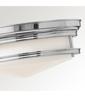 Hadley 3 Light Semi Flush Ceiling Light Chrome E27-2