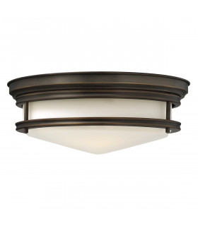 Hadley 3 Light Semi Flush Ceiling Light Oil Rubbed Bronze E27-1