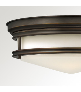 Hadley 3 Light Semi Flush Ceiling Light Oil Rubbed Bronze E27-2