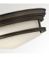 Hadley 3 Light Semi Flush Ceiling Light Oil Rubbed Bronze E27-3