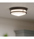 Hadley 3 Light Semi Flush Ceiling Light Oil Rubbed Bronze E27-5