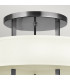 Hampton 3 Light Semi Flush Ceiling Light Antique Nickel E27-2