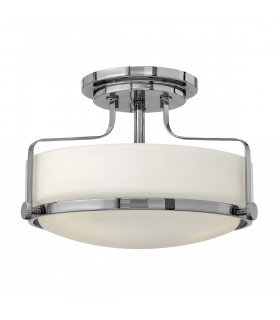 Harper 3 Light Small Semi Flush Chrome