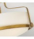Harper 3 Light Small Semi Flush Heritage Brass-3