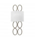 Hinkley Fredrick Ramond Jules 2 Light Wall Light Brushed Nickel-1