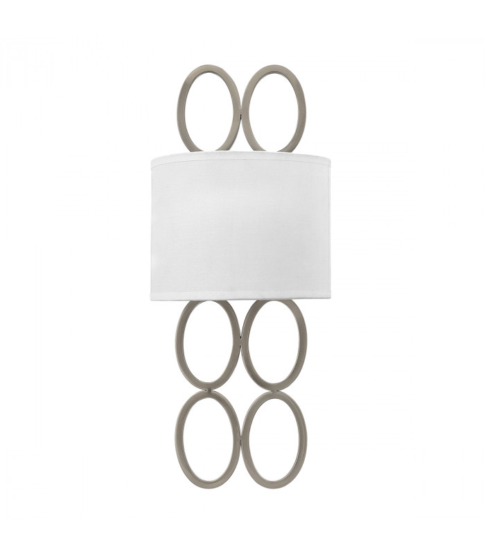 Hinkley Fredrick Ramond Jules 2 Light Wall Light Brushed Nickel-1