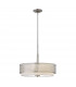 Hinkley Fredrick Ramond Jules 3 Light Pendant / Semi-Flush Brushed Nickel-1
