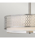 Hinkley Fredrick Ramond Jules 3 Light Pendant / Semi-Flush Brushed Nickel-3