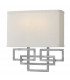 Lanza 2 Light Indoor Wall Light Nickel E14-1