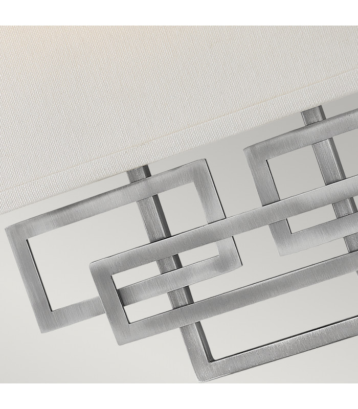 Lanza 2 Light Indoor Wall Light Nickel E14-3