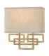 Lanza 2 Light Indoor Wall Light Brushed Bronze E14-1