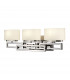 Lanza 3 Light Bathroom Over Mirror Wall Light Polished Chrome IP44 G9