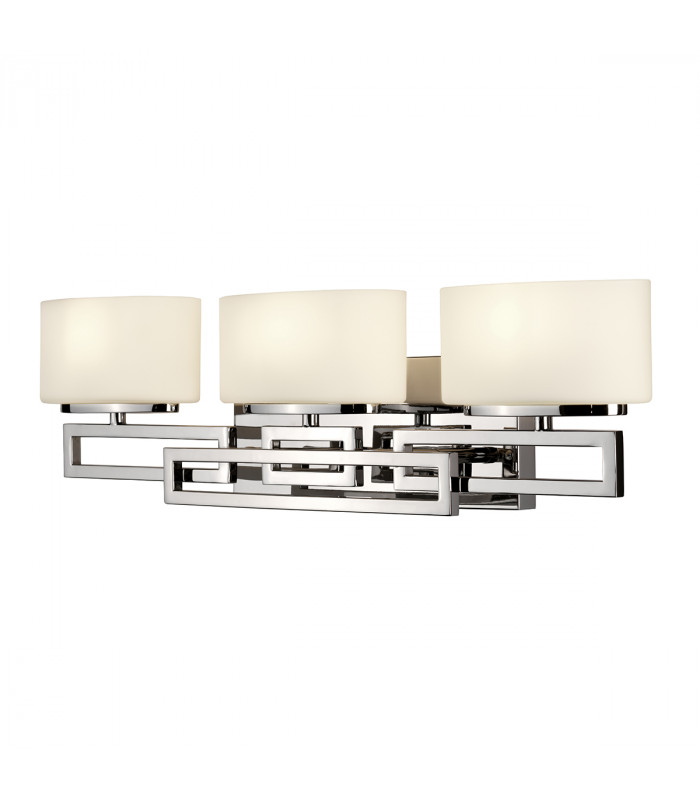 Lanza 3 Light Bathroom Over Mirror Wall Light Polished Chrome IP44 G9