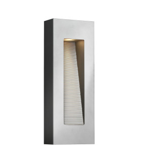 Luna LED 2 Light Outdoor Wall Light Titanium IP44