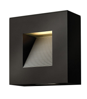 Luna LED 2 Light Outdoor Wall Light Satin Black IP44-1