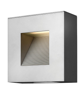 Luna LED 2 Light Outdoor Wall Light Titanium IP44