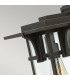 Manhattan 1 Light Outdoor Medium Wall Lantern Light Oil Rubbed Bronze IP44 E27-3