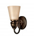 Mayflower 1 Light Wall Light Olde Bronze Glass Shade E27-1
