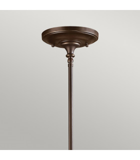 Mayflower 1 Light Dome Ceiling Mini Pendant Olde Bronze E27-2
