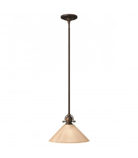 Mayflower 1 Light Dome Ceiling Mini Pendant Olde Bronze E27-1