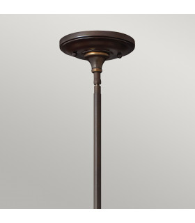 Mayflower 1 Light Dome Ceiling Mini Pendant Olde Bronze E27-2