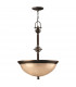 Mayflower 3 Light Ceiling Pendant Bronze E27-1