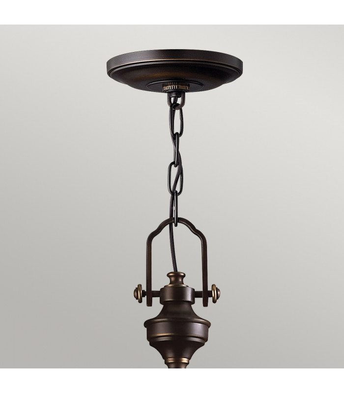 Mayflower 3 Light Ceiling Pendant Bronze E27-2