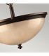 Mayflower 3 Light Ceiling Pendant Bronze E27-4
