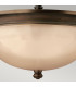 Mayflower 3 Light Semi Flush Ceiling Light Olde Bronze E27-4