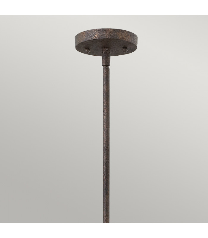 Middlefield 1 Light Ceiling Mini Pendant Iron Rust E27-2
