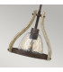 Middlefield 1 Light Ceiling Mini Pendant Iron Rust E27-3