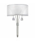 Mime 2 Light Indoor Wall Light Brushed Nickel E14