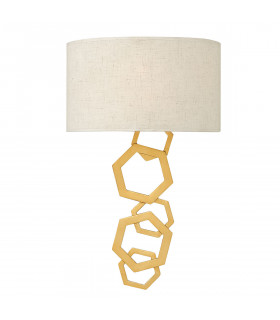 Moxie 2 Light Indoor Wall Light Gold E14