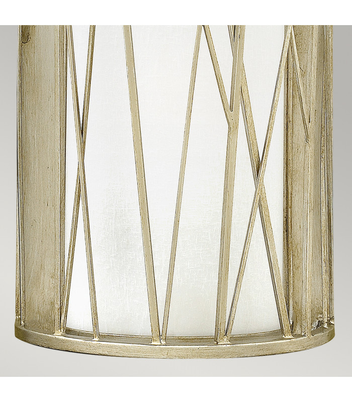 Nest 1 Light Indoor Wall Light Silver Leaf E27-4
