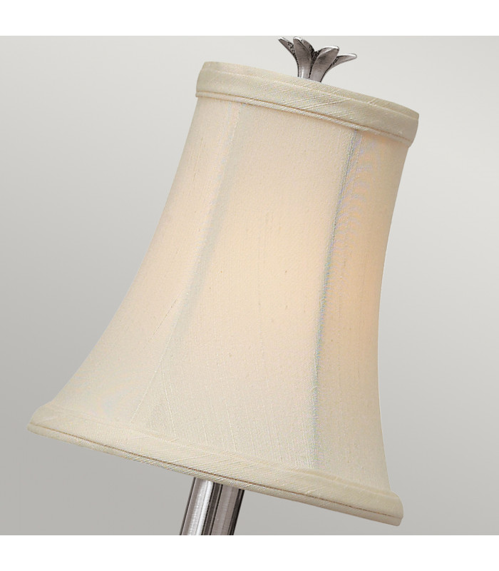 Plantation 1 Light Indoor Candle Wall Light Polished Antique Nickel E14-2