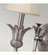 Plantation 1 Light Indoor Candle Wall Light Polished Antique Nickel E14-3