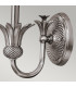 Plantation 1 Light Indoor Candle Wall Light Polished Antique Nickel E14-4