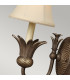 Plantation 1 Light Indoor Wall Light Pearl Bronze E14-3