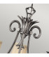 Plantation Multi Arm Chandelier 3 Light Polished Antique Nickel Finish E14-3
