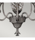 Plantation Multi Arm Chandelier 3 Light Polished Antique Nickel Finish E14-5