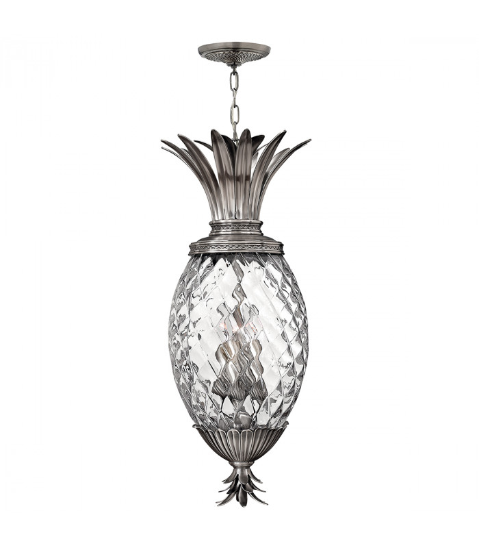 Plantation 4 Light Ceiling Pendant Polished Antique Nickel E14-1