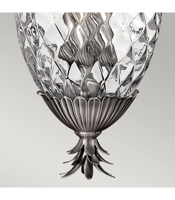 Plantation 4 Light Ceiling Pendant Polished Antique Nickel E14-5