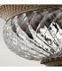 Plantation 2 Light Small Semi Flush Ceiling Light Pearl Bronze E27-4