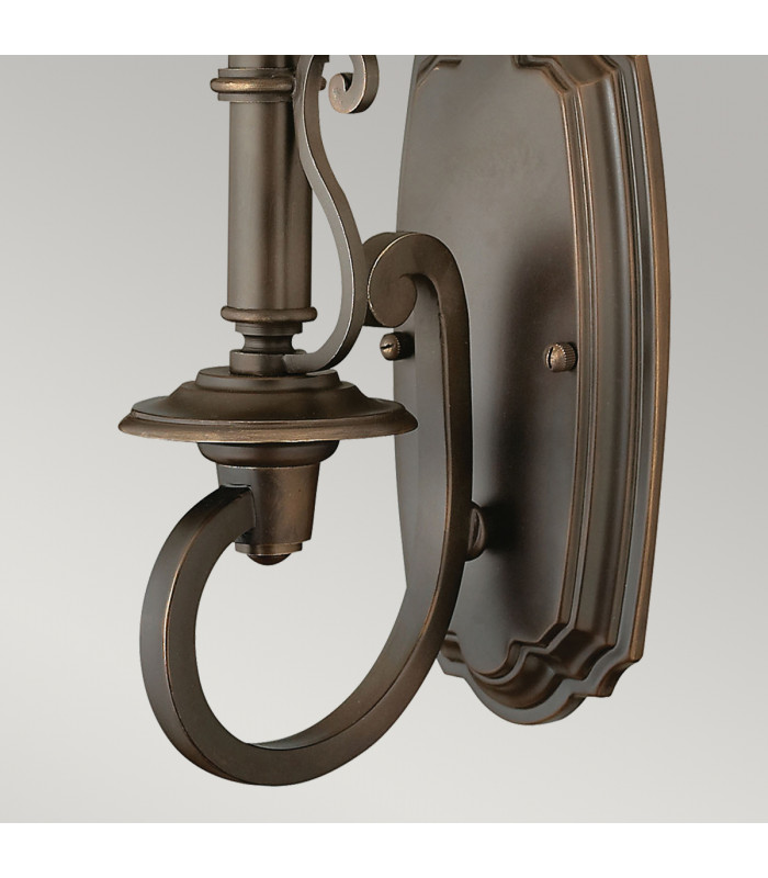 Plymouth 1 Light Indoor Wall Light Olde Bronze E14-4