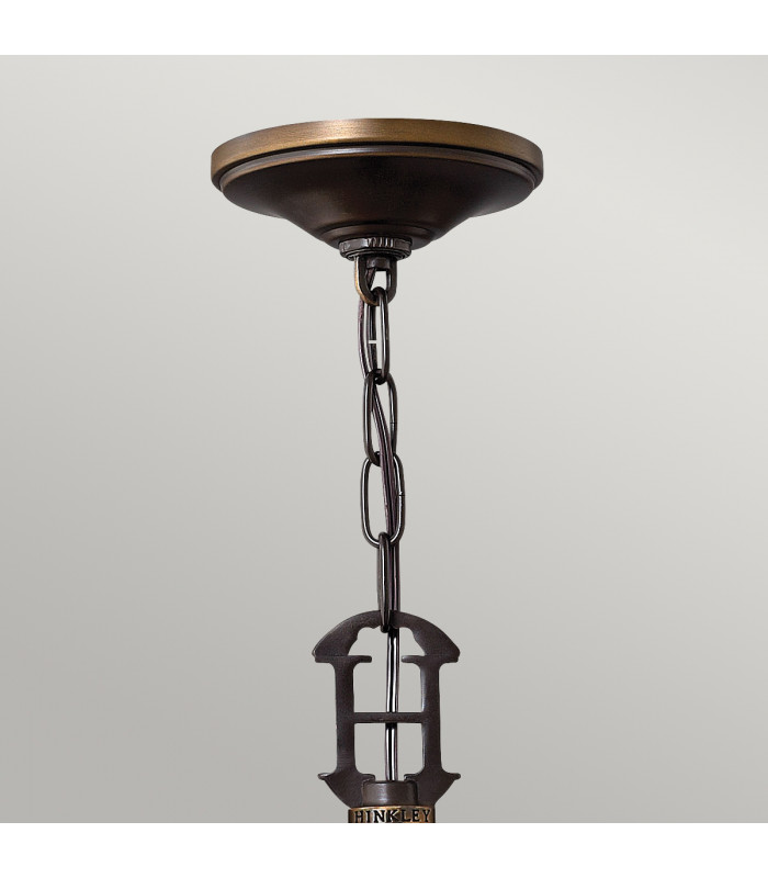 Plymouth Multi Arm Chandelier 3 Light Olde Bronze Finish E14-2