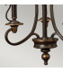 Plymouth Multi Arm Chandelier 3 Light Olde Bronze Finish E14-5