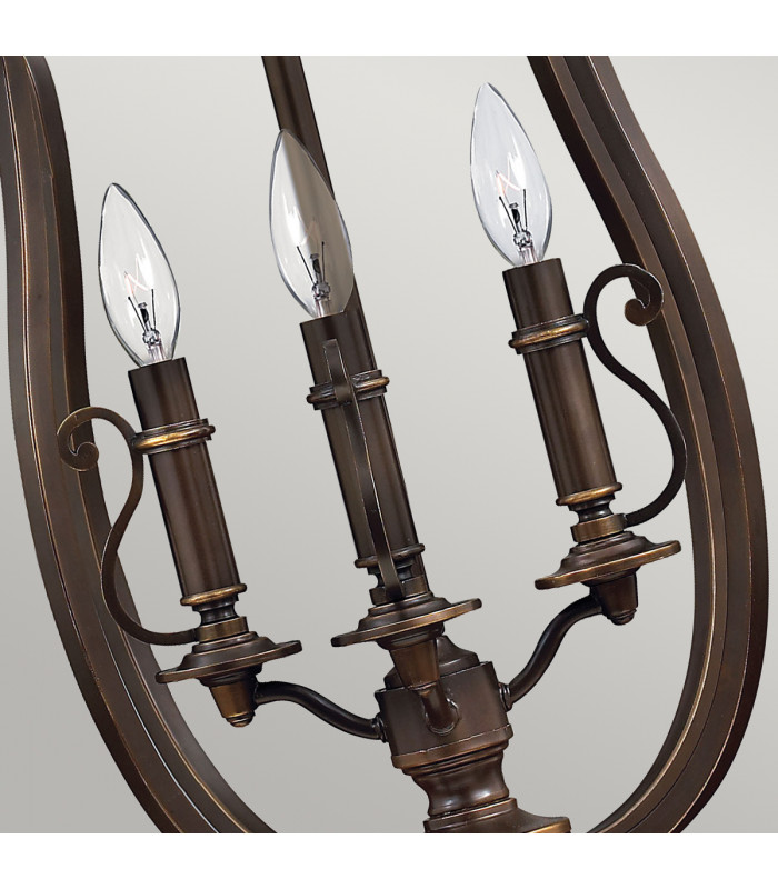 Plymouth 4 Light Ceiling Pendant Olde Bronze E14-4