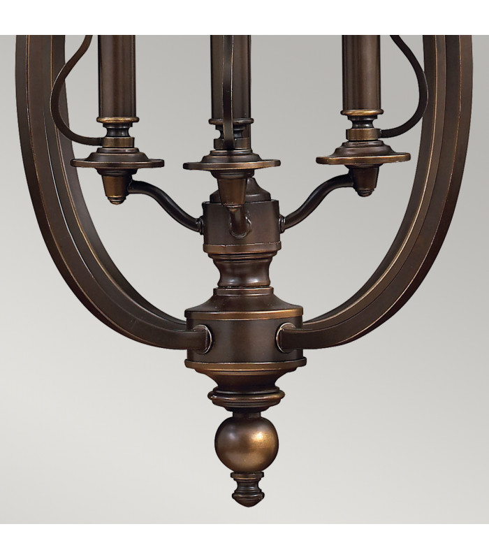 Plymouth 4 Light Ceiling Pendant Olde Bronze E14-5