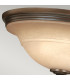 Plymouth 3 Light Semi Flush Ceiling Light Olde Bronze E27-3